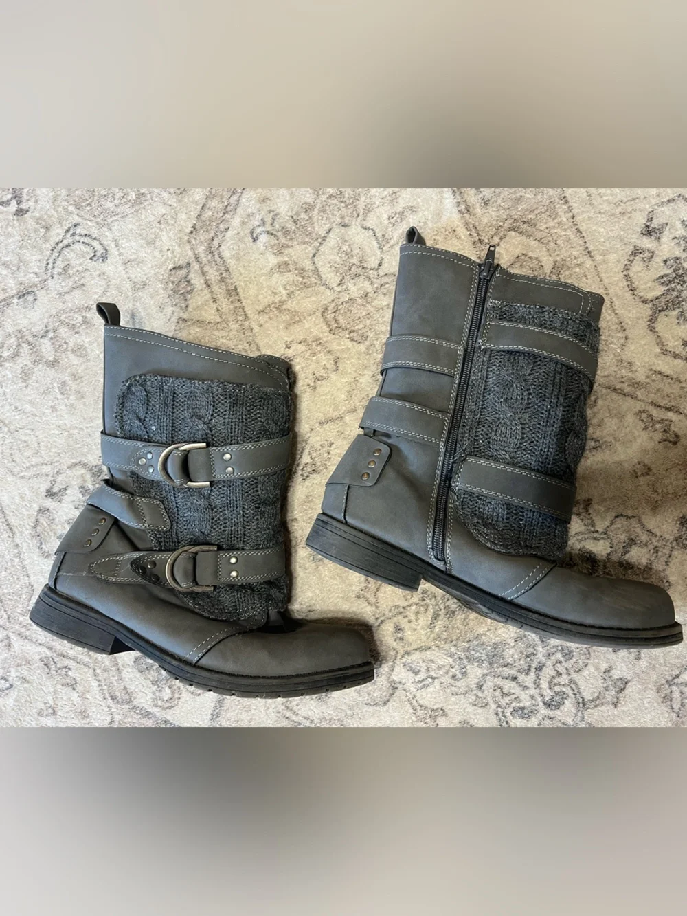 Maurices Sweater Knit Mid Calf Boot (Peyton)